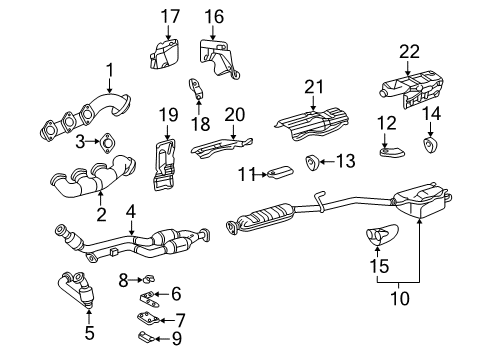Mercedes-Benz 208-490-04-20-80 Front Pipe 208-490-04-20-80 Mercedes-Benz Front Pipe