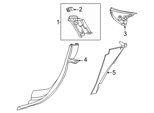 Mercedes-Benz 000-991-39-02 Rear Pillar Trim Fastener 000-991-39-02 Mercedes-Benz Rear Pillar Trim Fastener