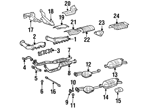 Mercedes-Benz 129-490-07-21 Muffler 129-490-07-21 Mercedes-Benz Muffler