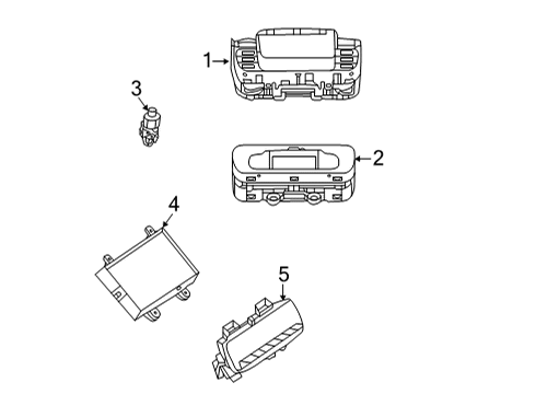 Mercedes-Benz 167-905-71-05 SWITCH BLOCK Mercedes-Benz 167-905-71-05 SWITCH BLOCK