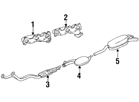 Mercedes-Benz 124-490-93-20-80 Catalytic Converter Mercedes-Benz 124-490-93-20-80 Catalytic Converter
