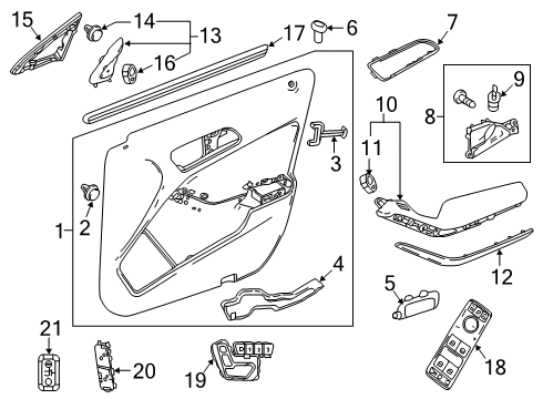 Mercedes-Benz 246-905-70-03-64 SWITCH BLOCK Mercedes-Benz 246-905-70-03-64 SWITCH BLOCK