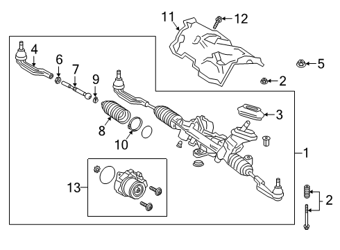 Mercedes-Benz 177-460-68-01 STEERING GEAR