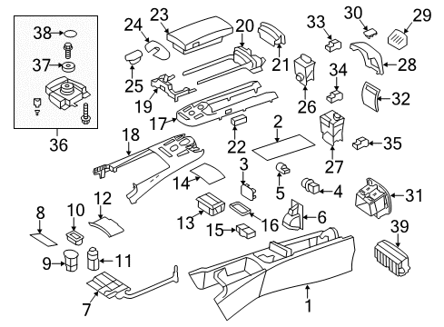 001-545-63-09 Mercedes-Benz Parking Brake Warning Switch
