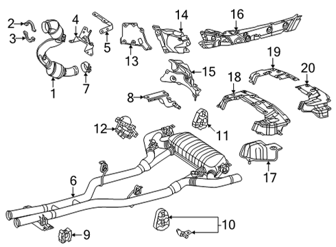Mercedes-Benz 190-490-25-00 EXHAUST GAS LINE, FRONT 190-490-25-00 Mercedes-Benz EXHAUST GAS LINE, FRONT