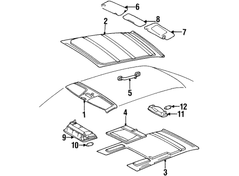 Mercedes-Benz 124-810-03-51-7149 Grip Handle 124-810-03-51-7149 Mercedes-Benz Grip Handle