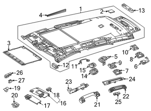Mercedes-Benz 000-991-53-02 Headliner Clip 000-991-53-02 Mercedes-Benz Headliner Clip