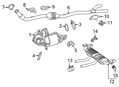 Mercedes-Benz 167-490-28-03 PREMUFFLER Mercedes-Benz 167-490-28-03 PREMUFFLER