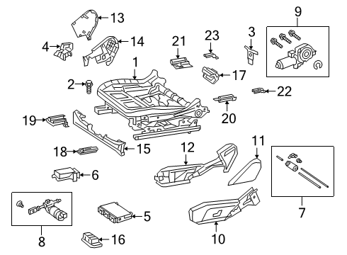 213-900-27-13 Mercedes-Benz Exchange Control Unit-Memory Seat