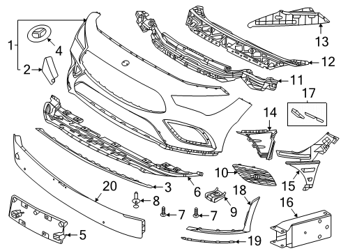 Mercedes-Benz 177-885-99-05 TRIM BAR Mercedes-Benz 177-885-99-05 TRIM BAR