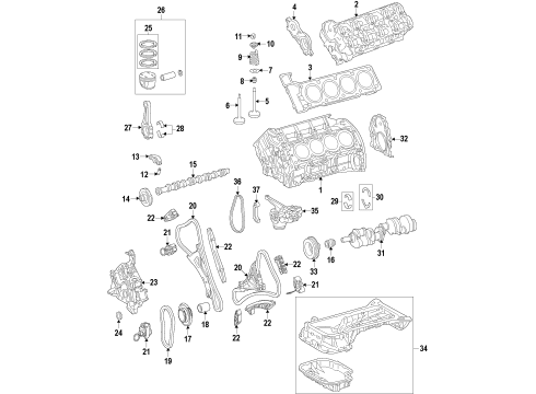 Mercedes-Benz 276-033-01-62-64 THRUST PLATE 276-033-01-62-64 Mercedes-Benz THRUST PLATE