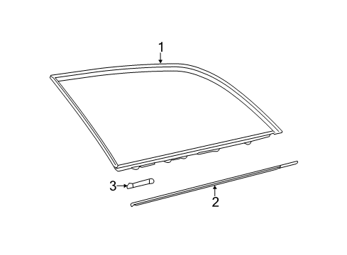 Mercedes-Benz 212-670-03-22-64 TRIM BAR Mercedes-Benz 212-670-03-22-64 TRIM BAR