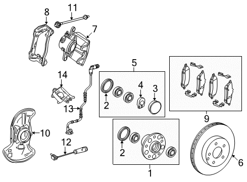 Mercedes-Benz 204-431-23-12 Hydraulic Unit Mercedes-Benz 204-431-23-12 Hydraulic Unit