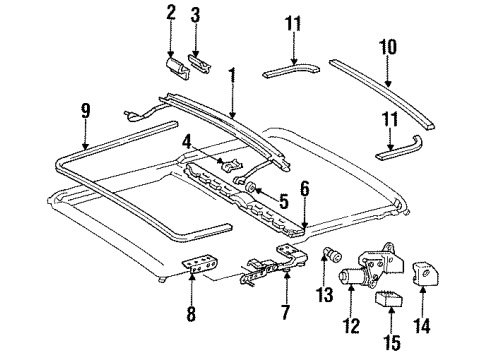 Mercedes-Benz 123-682-04-97 Weatherstrip Mercedes-Benz 123-682-04-97 Weatherstrip