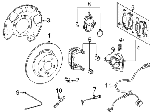 Mercedes-Benz 167-423-54-01 BRAKE DISK, VENTED Mercedes-Benz 167-423-54-01 BRAKE DISK, VENTED