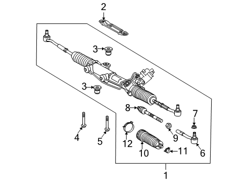 Mercedes-Benz 230-460-12-00 Steering Box Assembly Mercedes-Benz 230-460-12-00 Steering Box Assembly