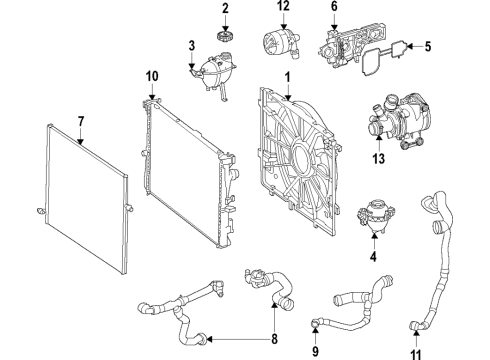 Mercedes-Benz 256-203-52-00 THERMOSTAT 256-203-52-00 Mercedes-Benz THERMOSTAT