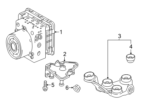 Mercedes-Benz 253-431-38-00 Exchange Hydraulic Unit Mercedes-Benz 253-431-38-00 Exchange Hydraulic Unit