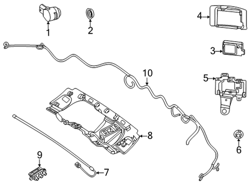 Mercedes-Benz 177-540-83-41 ELECTRICAL WIRING HARNESS Mercedes-Benz 177-540-83-41 ELECTRICAL WIRING HARNESS