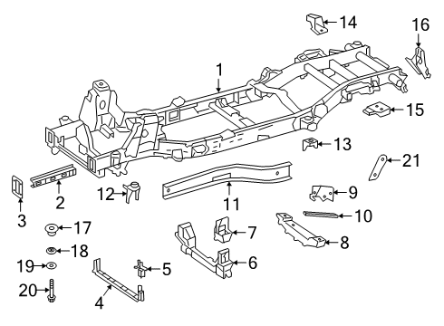 Mercedes-Benz 463-310-74-03 MAIN FRAME Mercedes-Benz 463-310-74-03 MAIN FRAME