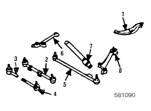 Mercedes-Benz 126-330-05-03 Outer Tie Rod Mercedes-Benz 126-330-05-03 Outer Tie Rod