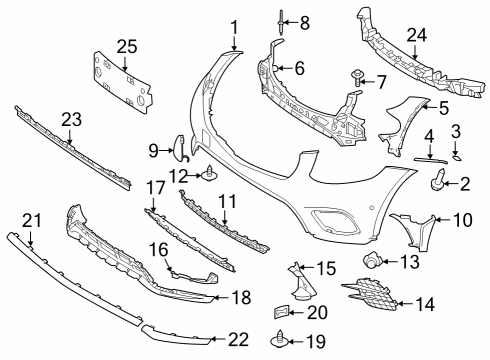 Mercedes-Benz 253-820-85-00 Accessory Kit 253-820-85-00 Mercedes-Benz Accessory Kit
