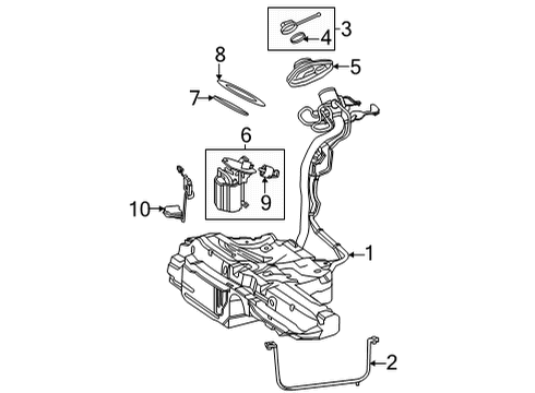 Mercedes-Benz 206-470-10-03 Fuel Tank Mercedes-Benz 206-470-10-03 Fuel Tank