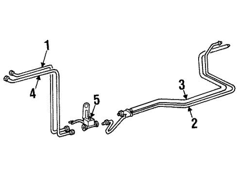 Mercedes-Benz 140-830-06-15 Pipe 140-830-06-15 Mercedes-Benz Pipe