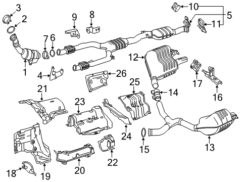 Mercedes-Benz 205-490-46-20 EXHAUST GAS LINE 205-490-46-20 Mercedes-Benz EXHAUST GAS LINE