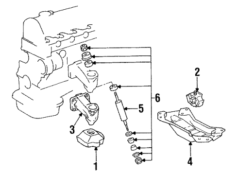 Mercedes-Benz 123-240-22-18 Mount Mercedes-Benz 123-240-22-18 Mount
