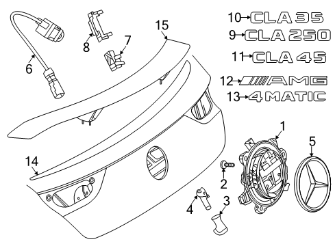 Mercedes-Benz 099-810-85-00-7662 Mercedes Star Mercedes-Benz 099-810-85-00-7662 Mercedes Star