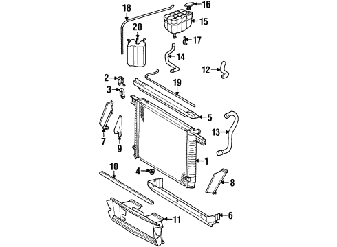 Mercedes-Benz 129-505-07-88 Lower Cover Mercedes-Benz 129-505-07-88 Lower Cover