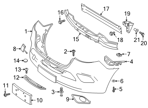 Mercedes-Benz 907-880-17-03-9678 BUMPER, FRONT Mercedes-Benz 907-880-17-03-9678 BUMPER, FRONT