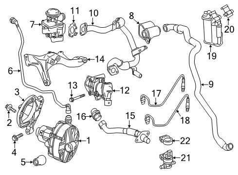 Mercedes-Benz 003-140-00-60 Exchange Exhaust Gas Valve Mercedes-Benz 003-140-00-60 Exchange Exhaust Gas Valve
