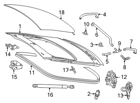 Mercedes-Benz 020-990-42-01 Hinge Lower Bolt 020-990-42-01 Mercedes-Benz Hinge Lower Bolt