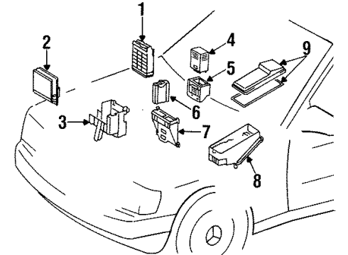 Mercedes-Benz 007-545-48-32 Control Module Mercedes-Benz 007-545-48-32 Control Module