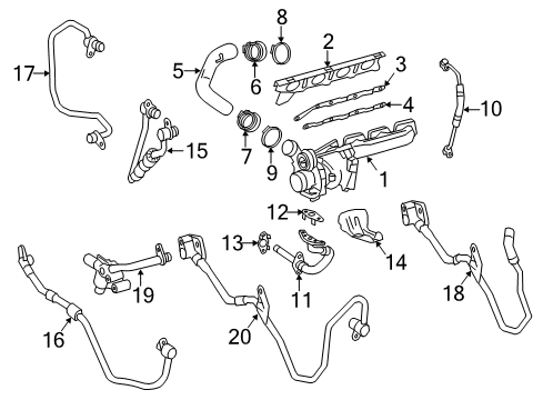 278-090-06-00 Mercedes-Benz Oil Line