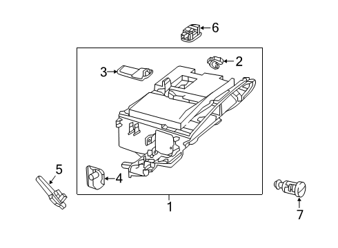 Mercedes-Benz 217-680-10-91-64-1C13 GLOVE COMPARTMENT HOUSING Mercedes-Benz 217-680-10-91-64-1C13 GLOVE COMPARTMENT HOUSING
