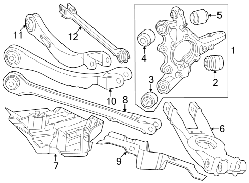 Mercedes-Benz 000000-009070 Front Lateral Arm Outer Bolt 000000-009070 Mercedes-Benz Front Lateral Arm Outer Bolt