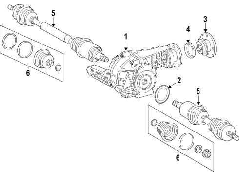 164-410-07-01 Mercedes-Benz Drive Shaft