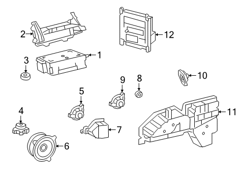 Mercedes-Benz 463-820-84-03 Loudspeaker Mercedes-Benz 463-820-84-03 Loudspeaker