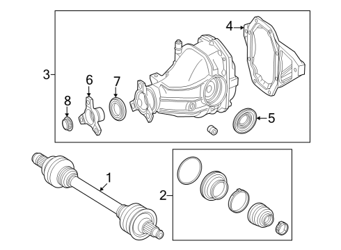 Mercedes-Benz 214-350-70-01 REPAIR KIT, BOOT