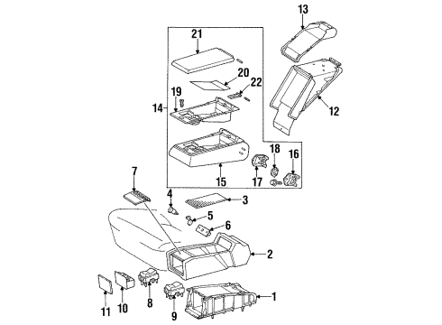 Mercedes-Benz 140-810-04-30 Ashtray 140-810-04-30 Mercedes-Benz Ashtray