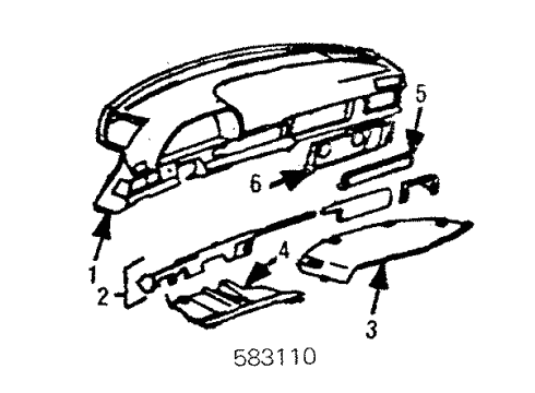 Mercedes-Benz 126-680-57-71 Molding 126-680-57-71 Mercedes-Benz Molding