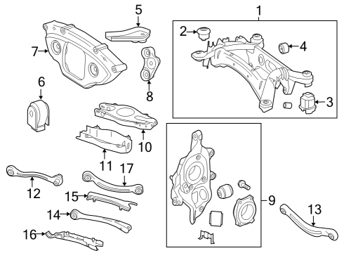 Mercedes-Benz 001-990-78-00 Adapter Upper Bolt 001-990-78-00 Mercedes-Benz Adapter Upper Bolt