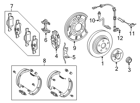 Mercedes-Benz 204-420-14-85 Front Cable 204-420-14-85 Mercedes-Benz Front Cable