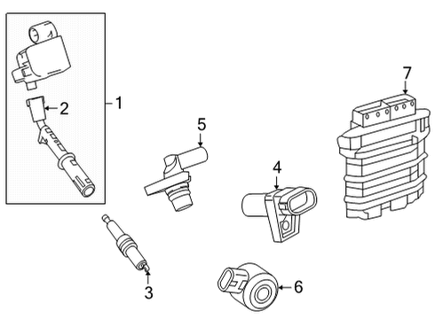 Mercedes-Benz 002-990-03-03 Ignition Coil Bolt Mercedes-Benz 002-990-03-03 Ignition Coil Bolt