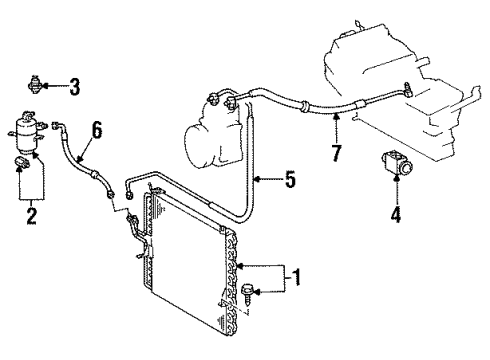 Mercedes-Benz 123-830-27-15 A/C Line Mercedes-Benz 123-830-27-15 A/C Line
