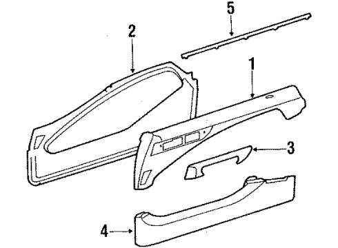 Mercedes-Benz 126-720-11-22 Pull Handle Mercedes-Benz 126-720-11-22 Pull Handle