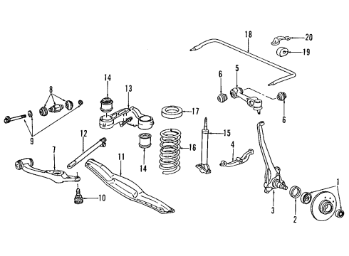 Mercedes-Benz 126-333-09-05 Crossmember Mercedes-Benz 126-333-09-05 Crossmember